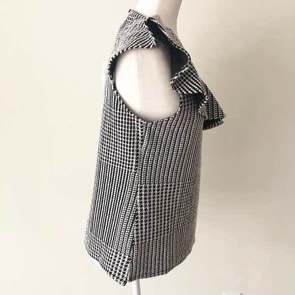 Anthro. Dolan | Callan Ruffled Houndstooth Top NWT - Picture 10 of 16